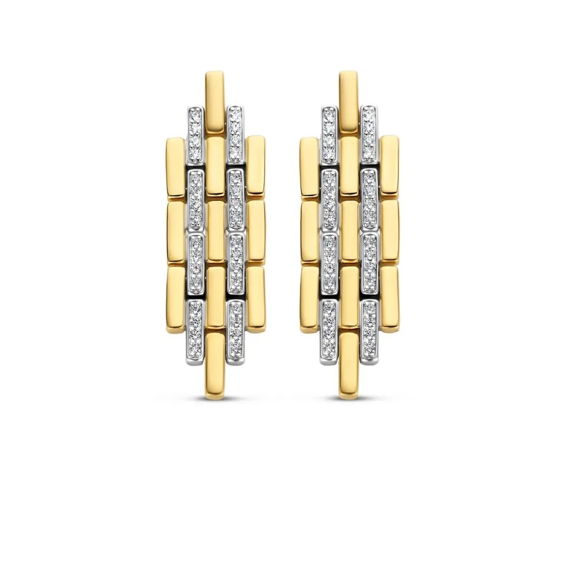 Boucles d'oreilles Ti Sento 7891ZY - Argent, plaqué or