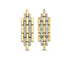 Boucles d'oreilles Ti Sento 7891ZY - Argent, plaqué or