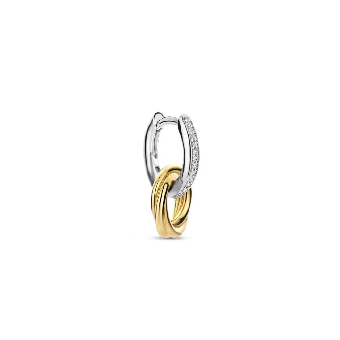 Boucles d'oreilles Ti Sento 7857ZY-H - Argent, plaqué or
