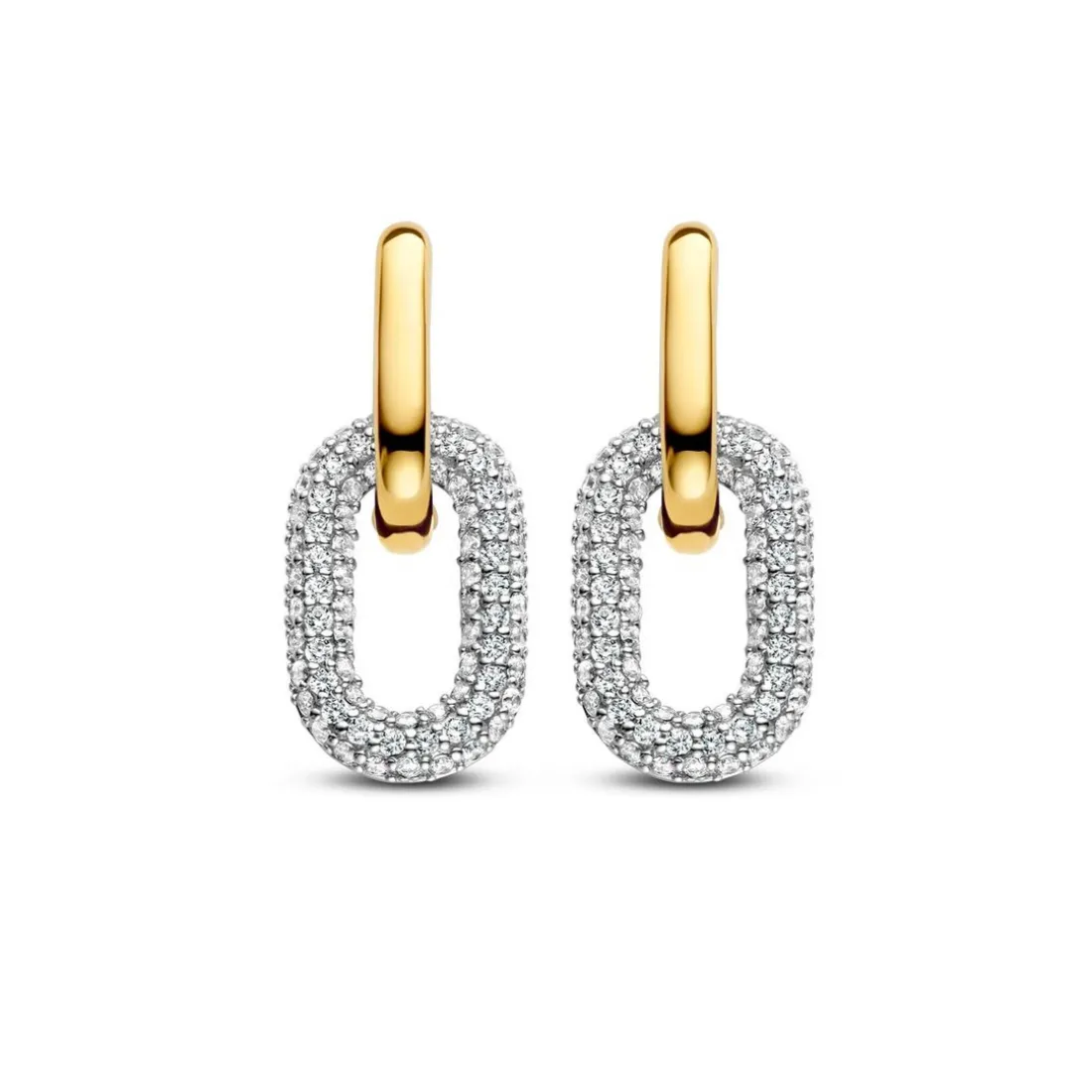 Boucles d'oreilles Ti Sento 7904ZY - Argent, plaqué or