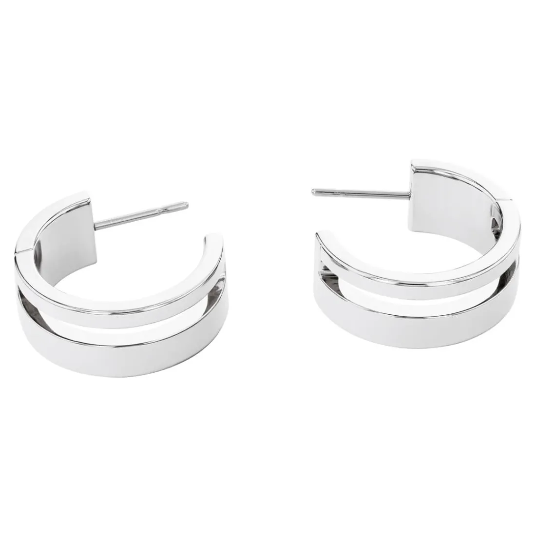 Boucles oreilles Calvin Klein Bijoux Geometric Essentials Sculptural - 35000677 Acier Argent