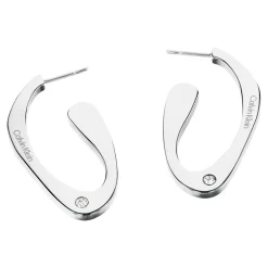 Boucles oreilles Calvin Klein Bijoux Harmonious Connection Sculptural - 35000689 Acier Argent