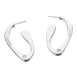 Boucles oreilles Calvin Klein Bijoux Harmonious Connection Sculptural - 35000689 Acier Argent