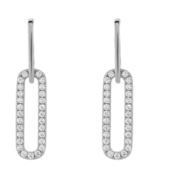Boucles oreilles Charles Garnier Bijoux Styles - AGF170067E Argent