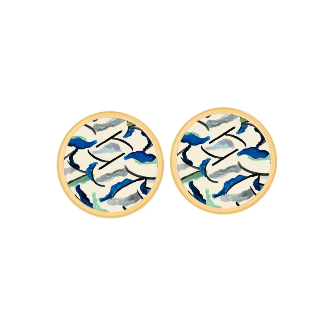 Boucles oreilles Christian Lacroix Bijoux - XFJ3902 Acier Doré