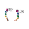 Boucles oreilles Lotus Silver Rainbow LP3389-4-3 Argent Multicolore