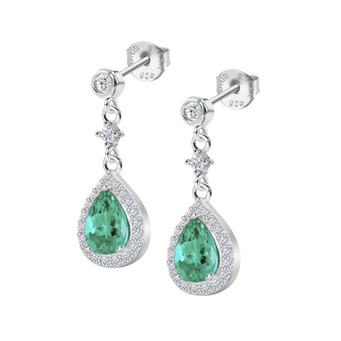 Boucles oreilles Lotus Silver Colors - LP1592-4-5