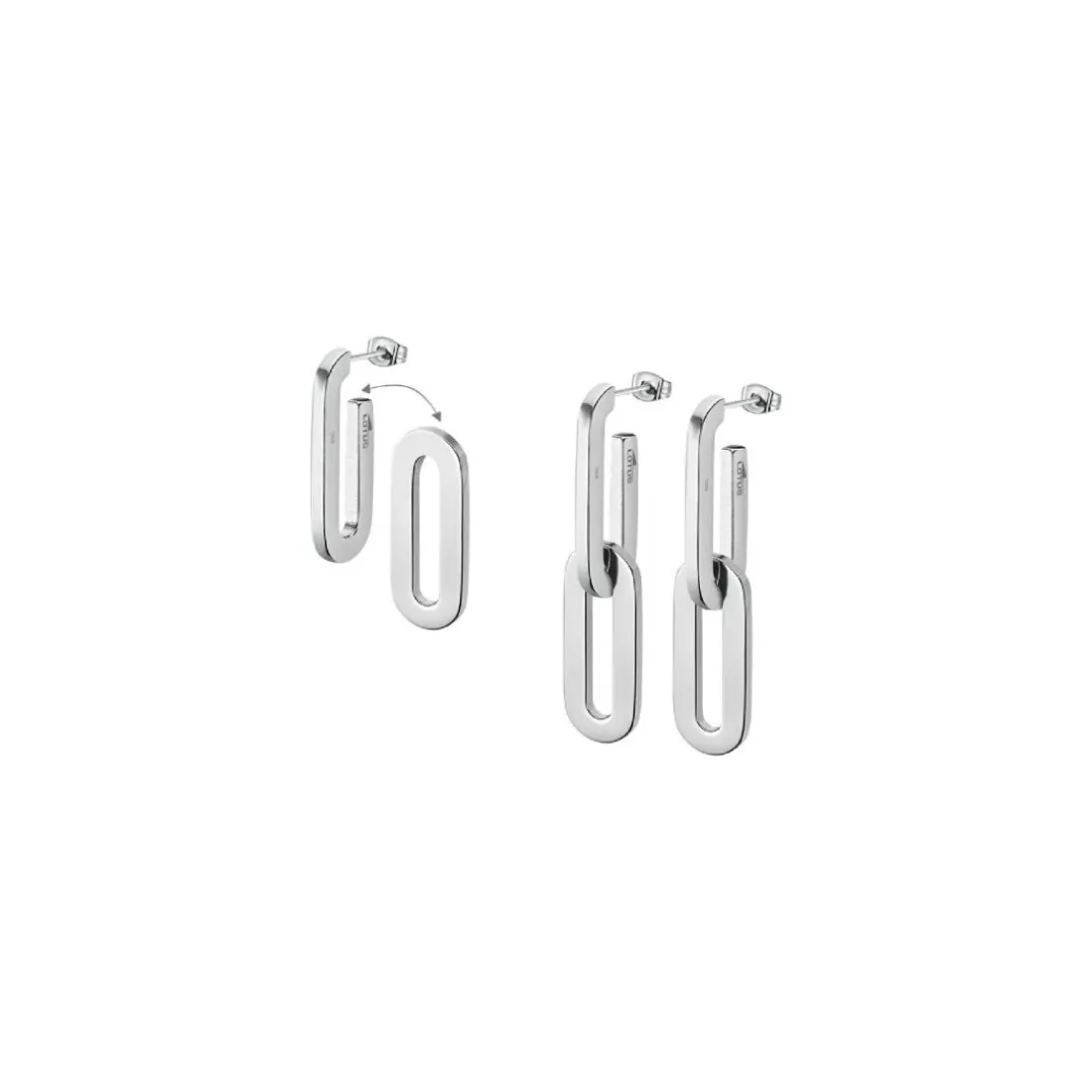 Boucles oreilles Lotus Style Bijoux Urban Woman - LS2425-4-1 Acier