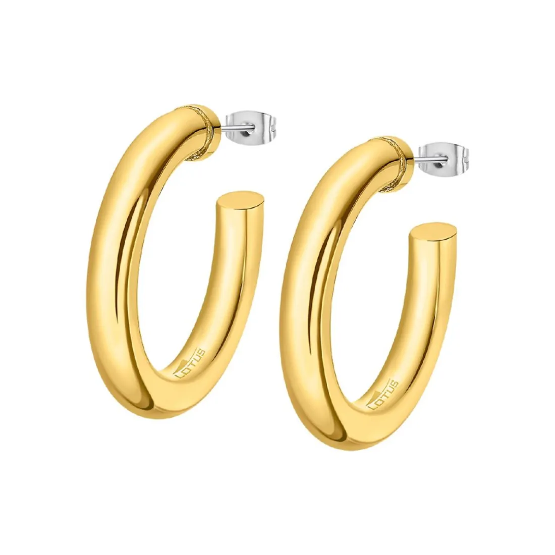 Boucles oreilles Lotus Style Bijoux Urban Woman LS2312-4-1 Acier doré