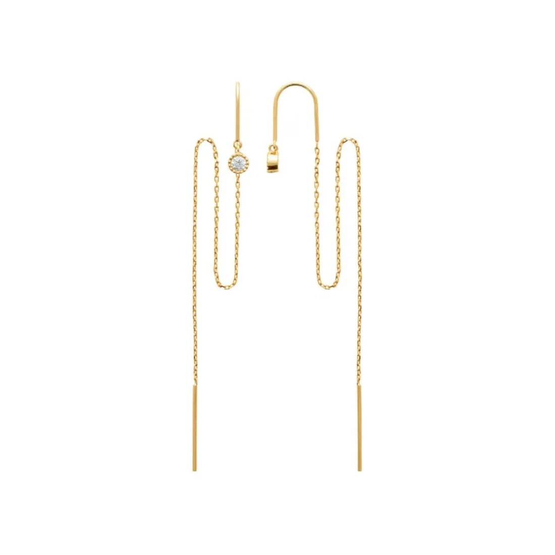 Boucles oreilles Maison de la Bijouterie Sensimio Y30305Z0 Plaqué or