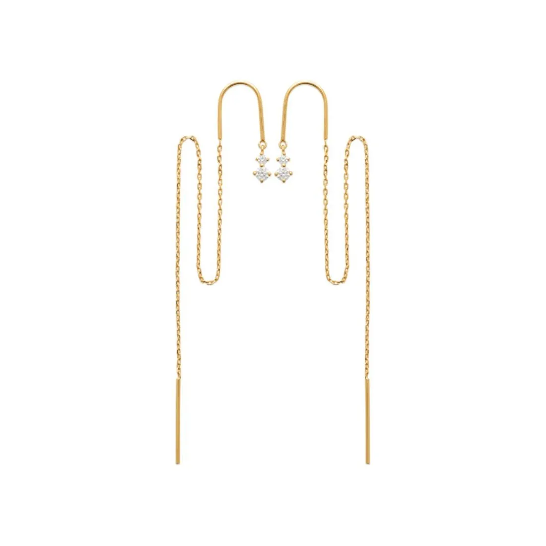 Boucles oreilles Maison de la Bijouterie Sensimio Y30306Z0 Plaqué or