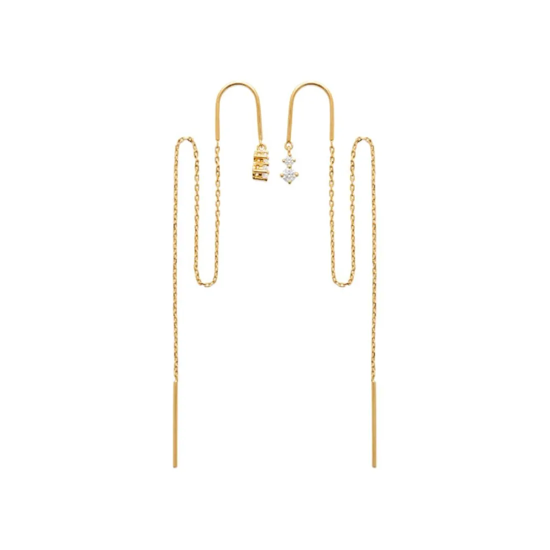 Boucles oreilles Maison de la Bijouterie Sensimio Y30306Z0 Plaqué or