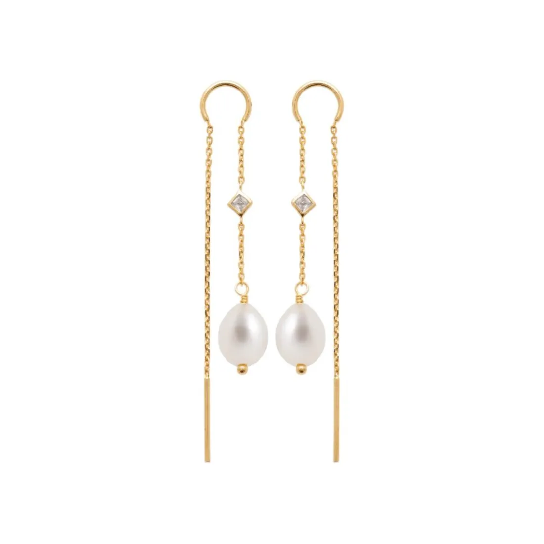 Boucles oreilles perles de culture oz plaqué or Maison de la Bijouterie Y3030V0Z4