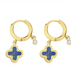 Boucles oreilles Pixies Bijoux - PEH0011-1LAZ Acier Bleu
