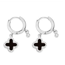 Boucles oreilles Pixies Bijoux - PEH0011-2BKO Acier Noir