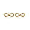 Boucles oreilles puces infinity plaqué or Maison de la Bijouterie Y4UVY00