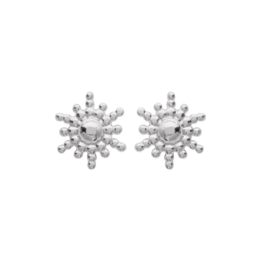 Boucles oreilles puces soleil Argent Maison de la Bijouterie W556300
