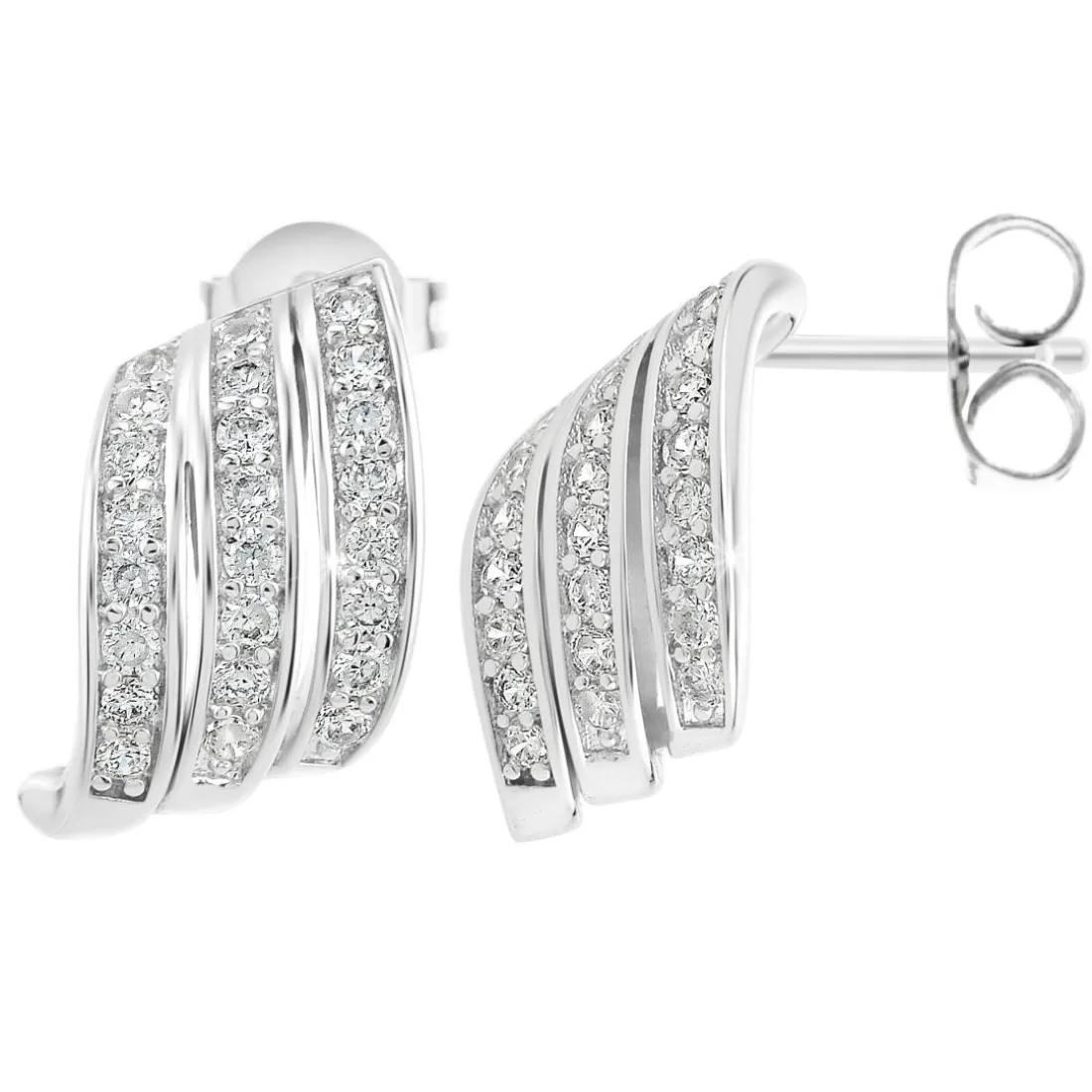 Boucles Oreilles So Charm - B4157-ARGENT - Boucles D'Oreilles Argentées