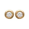 Boucles oreilles solitaire plaqué or 2mm Maison de la Bijouterie Y5ZZ5Z0Y