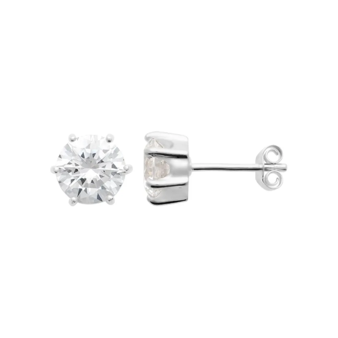 Boucles oreilles solitaires argent Maison de la Bijouterie Z0YZ536VZ