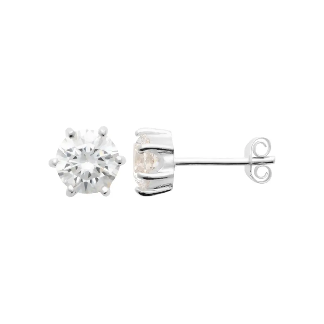 Boucles oreilles solitaires argent Maison de la Bijouterie Z0YZ536WZ