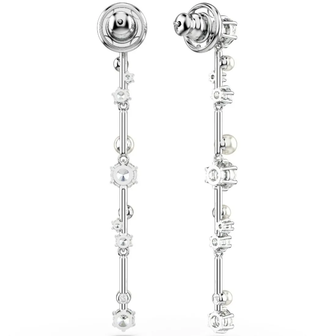 Boucles oreilles Swarovski Constella Bars - 5705614 Métal rhodié Argent