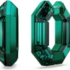 Boucles oreilles Swarovski Imber - 5680786 vert,argent