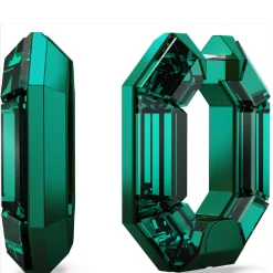 Boucles oreilles Swarovski Imber - 5680786 vert,argent