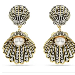 Boucles oreilles Swarovski Idyllia F - 5683946 doré