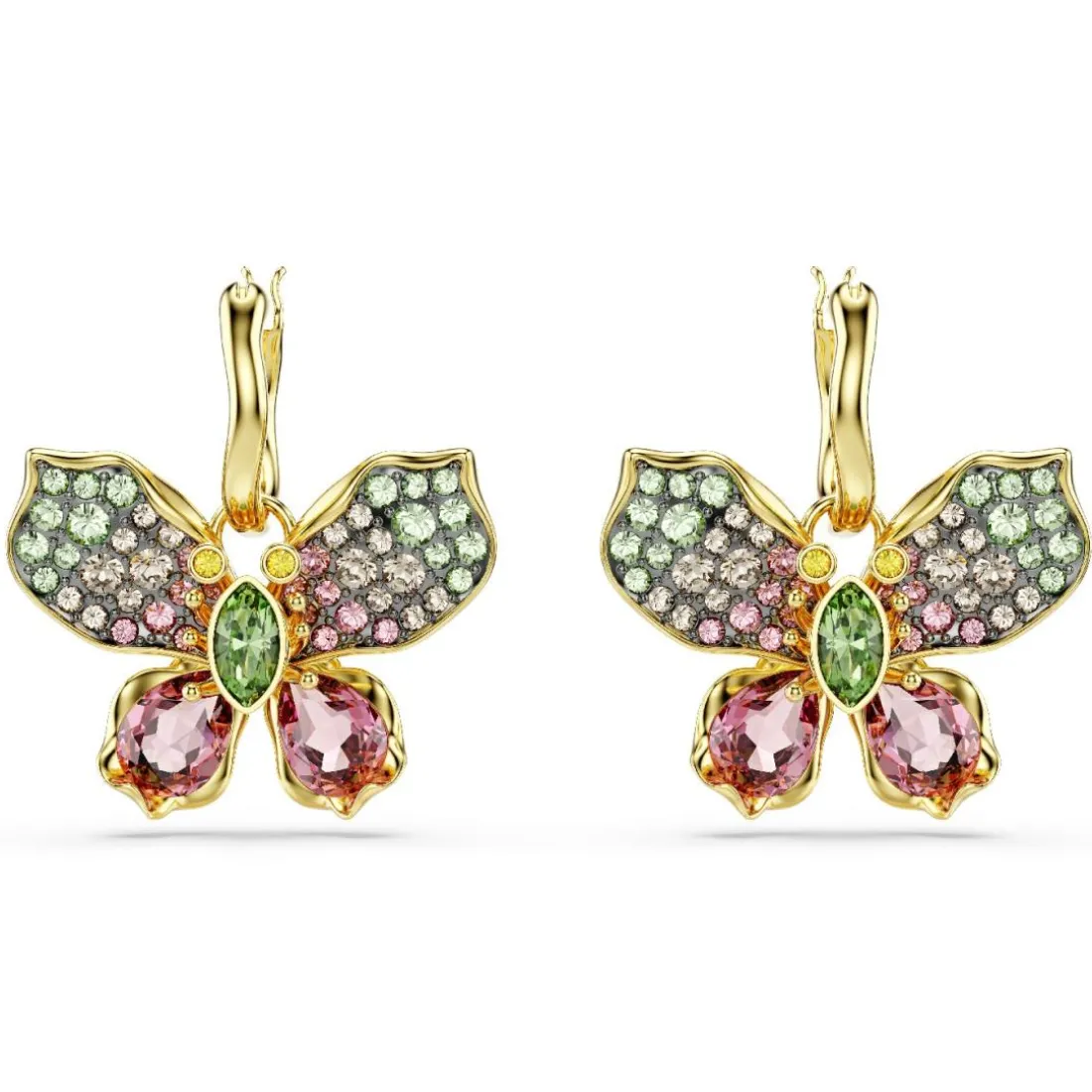 Boucles oreilles Swarovski Idyllia F Florere - 5709953 Plaqué or Multicolore