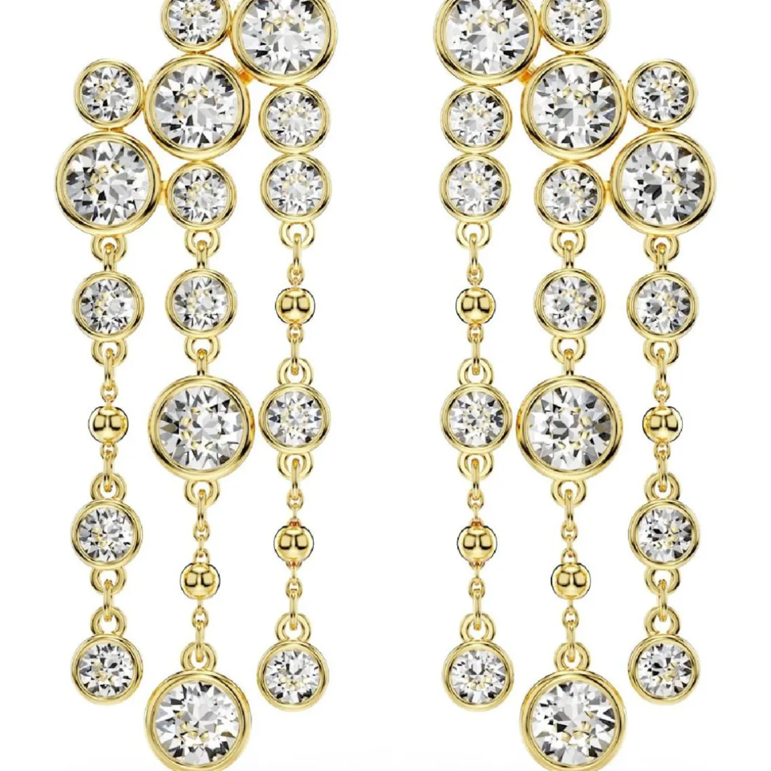 Boucles oreilles Swarovski Imber - 5680093 doré