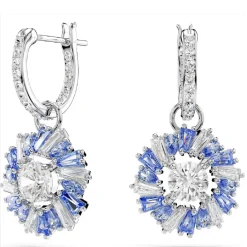 Boucles oreilles Swarovski Idyllia E - 5680016 bleu,argent