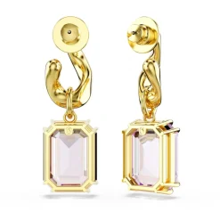Boucles oreilles Swarovski Millenia 5694784 Plaqué or Violet