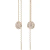 Boucles oreilles Swarovski Meteora - 5689427 argent,doré rose