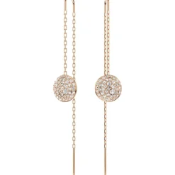 Boucles oreilles Swarovski Meteora - 5689427 argent,doré rose