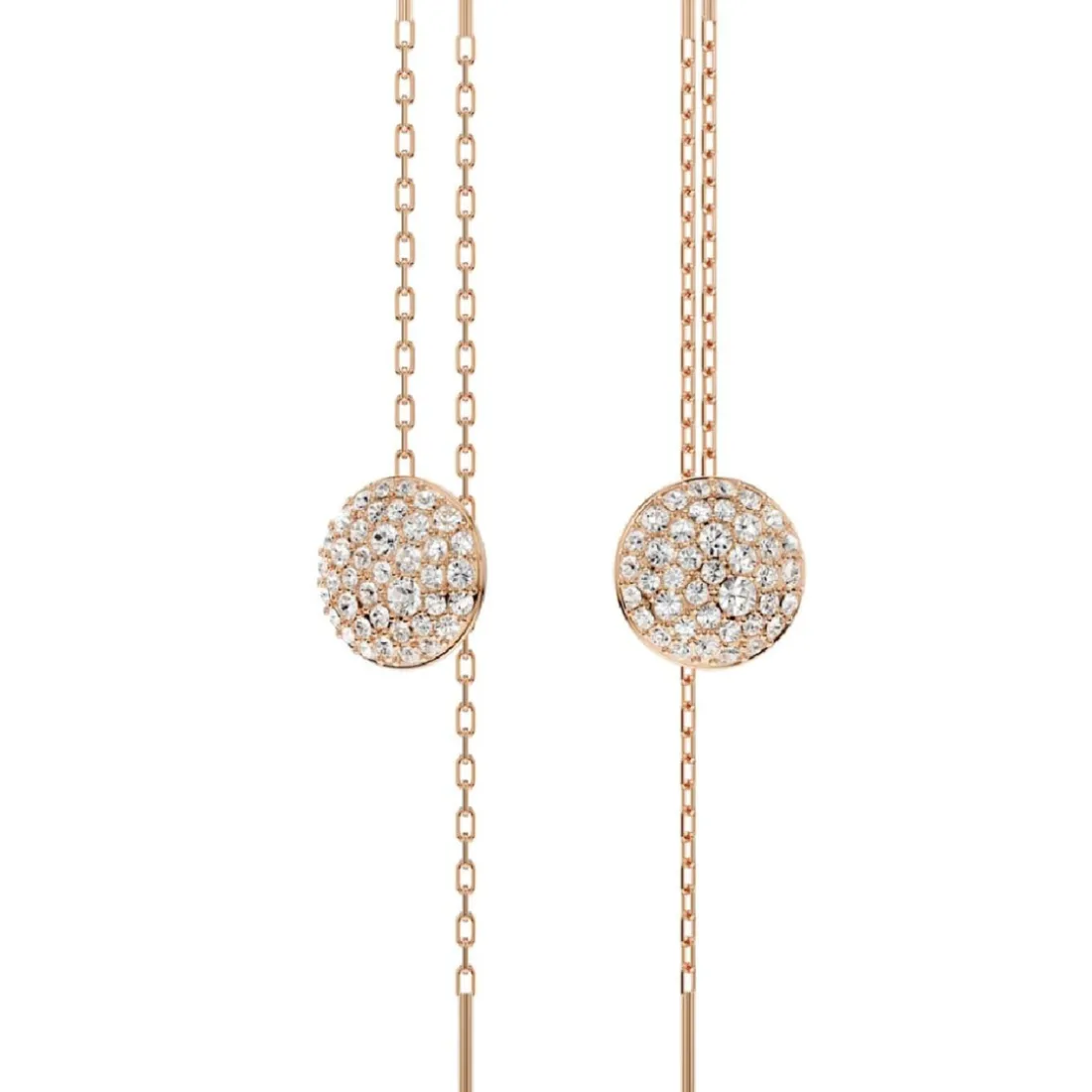 Boucles oreilles Swarovski Meteora - 5689427 argent,doré rose