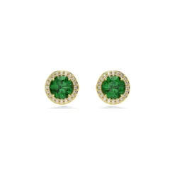 Boucles oreilles Swarovski Una  - 5680562 Plaqué or Vert