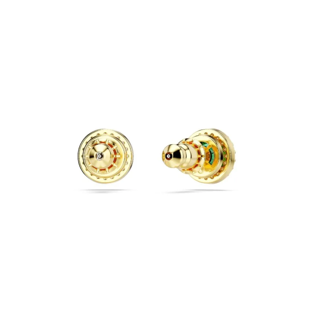Boucles oreilles Swarovski Una - 5680562 Plaqué or Vert