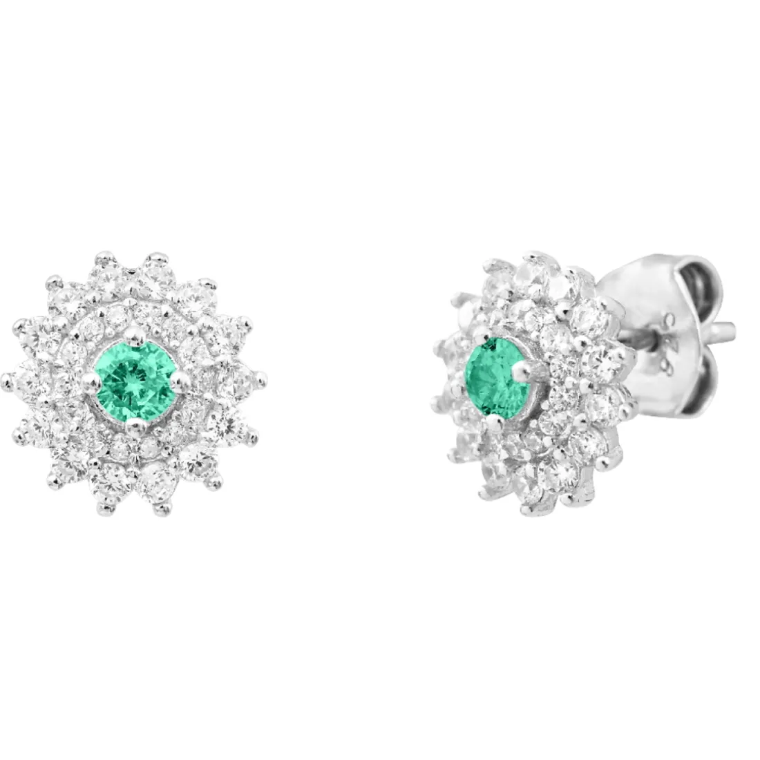 Boucles Punica bijoux Fine FIN_E16_RHO Argent