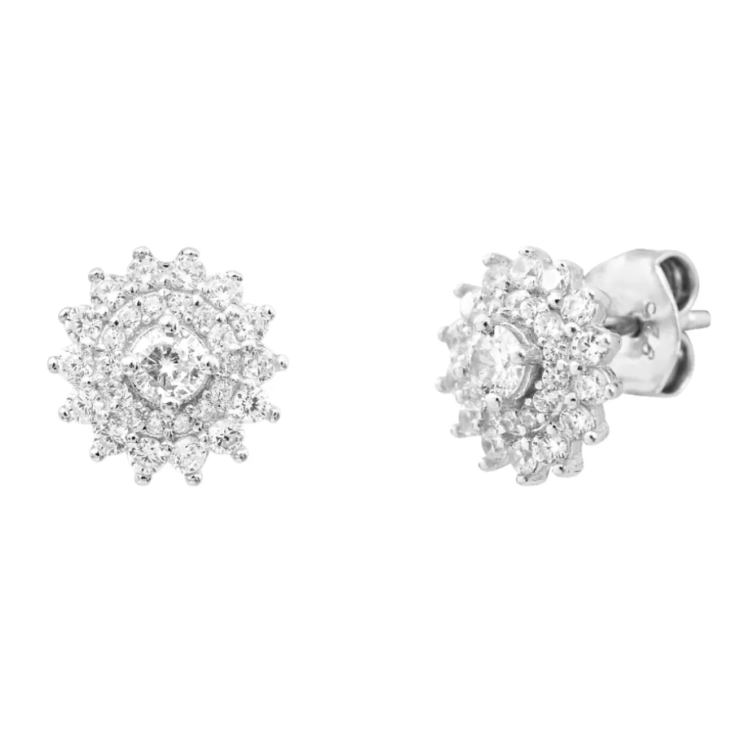 Boucles Punica bijoux Fine FIN_E13_RHO Argent