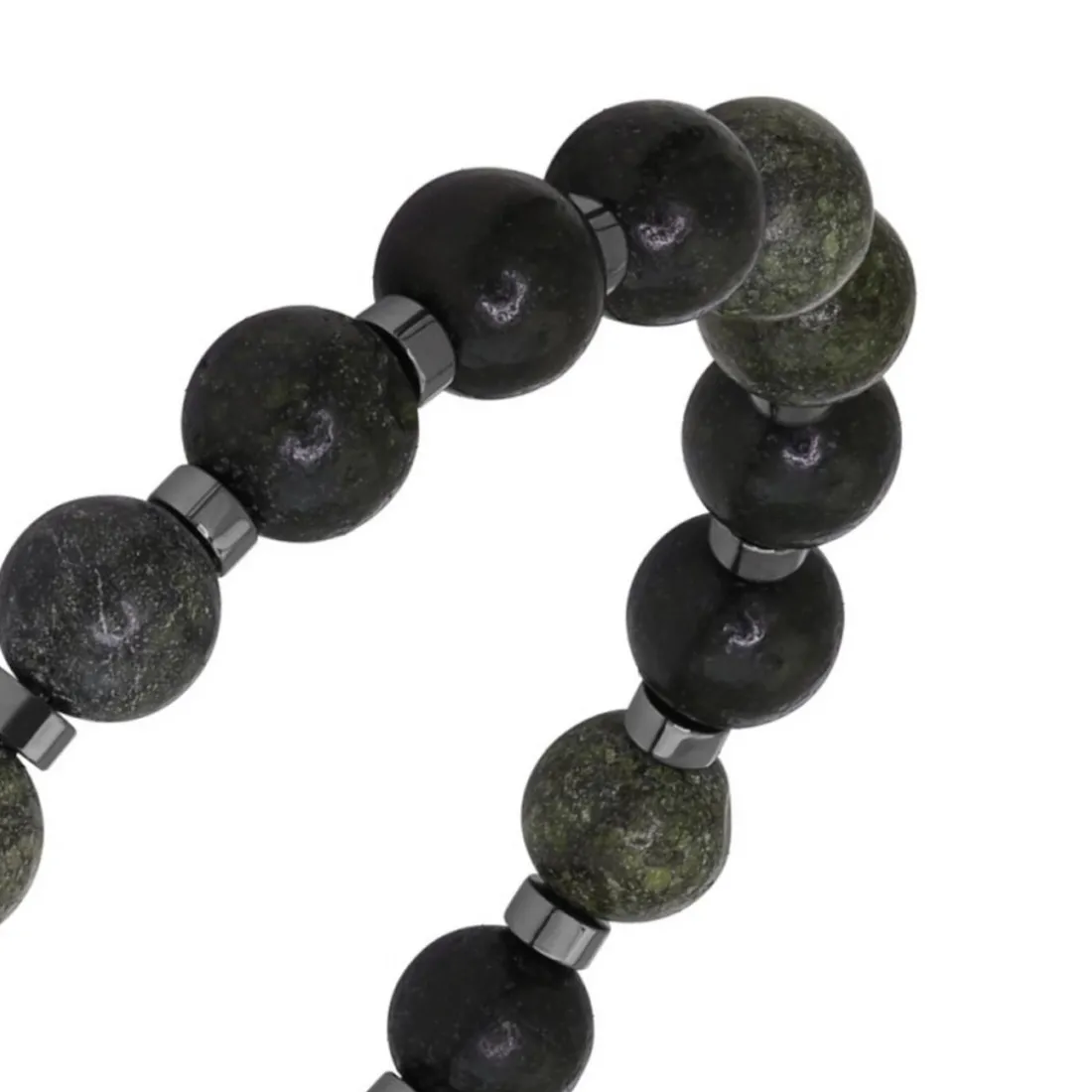 Bracelet Homme ROCHET Bracelet MYSTÈRES Perles 8mm Alexandrite et 4 mm Hématite brillante