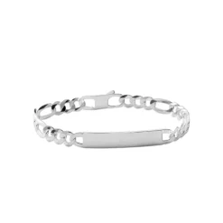 Bracelet Homme argent chainage figaro 1-3 8mm Maison de la Bijouterie 56300VYZ