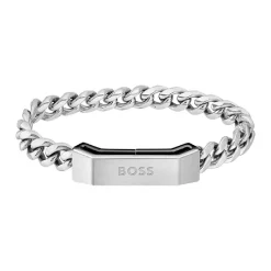 Bracelet Homme Boss Bijoux Carter 1580314M - Acier Argent