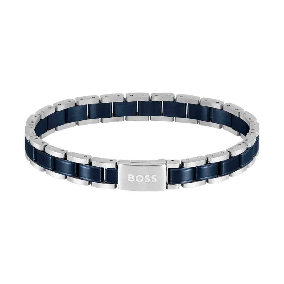 Bracelet Homme Boss Bijoux Metal Links Essentials - 1580664 Acier Bleu