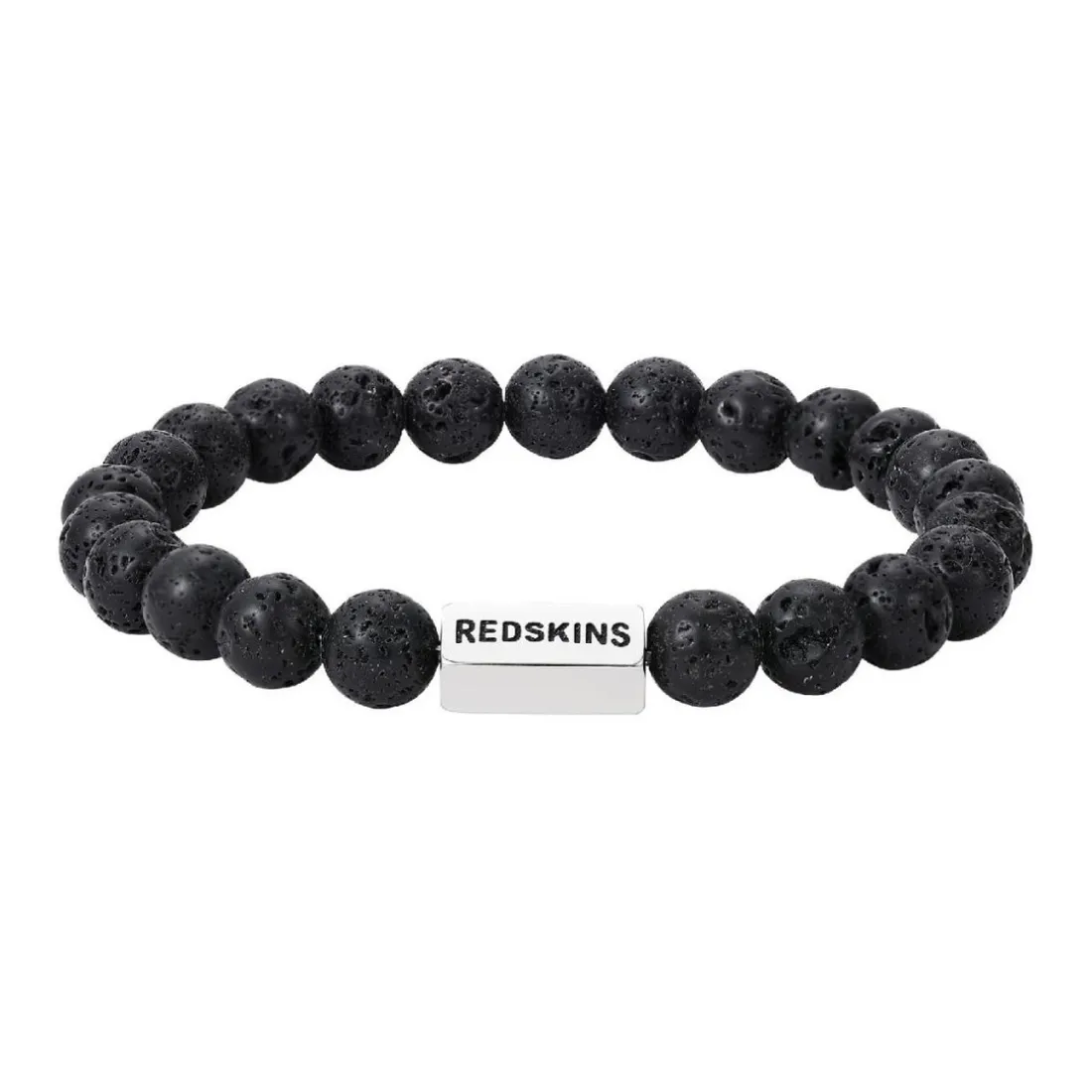 Bracelet Homme Redskins Bijoux Pierre De Lave - 285709 Pierre Noir