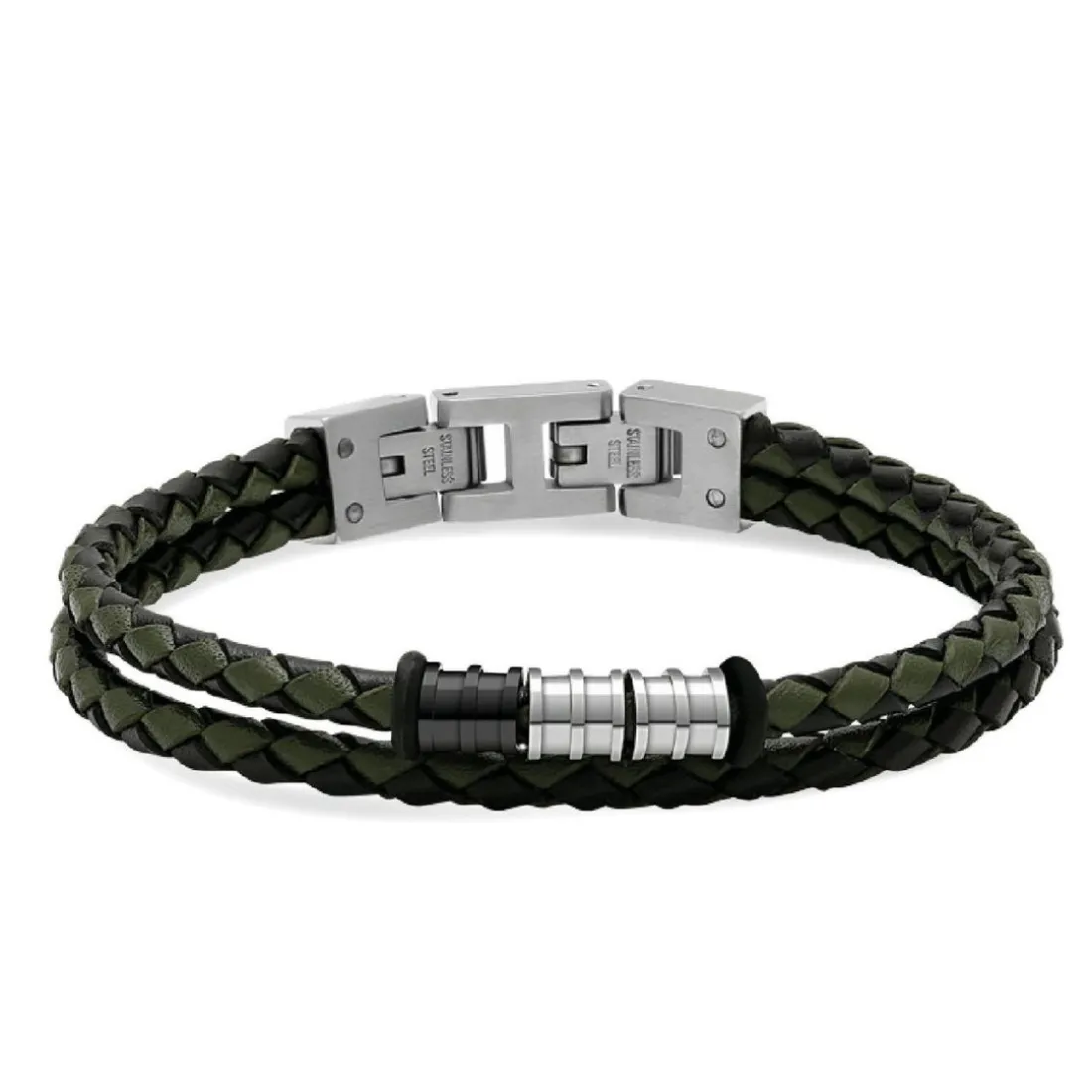Bracelet Homme Rochet HB8045 Gentleman - Noir/ Kaki