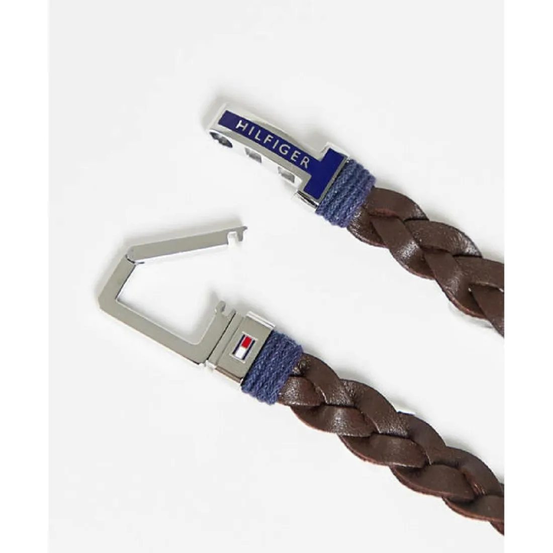 Bracelet HommeTommy Hilfiger Casual Core 2790309S - Cuir, Acier Marron, Bleu