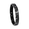 Bracelet Jourdan JIN-JANG UN034H - Bracelet En Acier Noir Homme