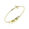 Bracelet South Alameda Acier Doré Motif Dague