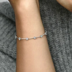 Bracelet à Barres Scintillant